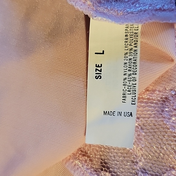 Pink Lace Camisole L - Picture 4 of 4